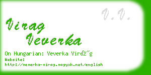 virag veverka business card
